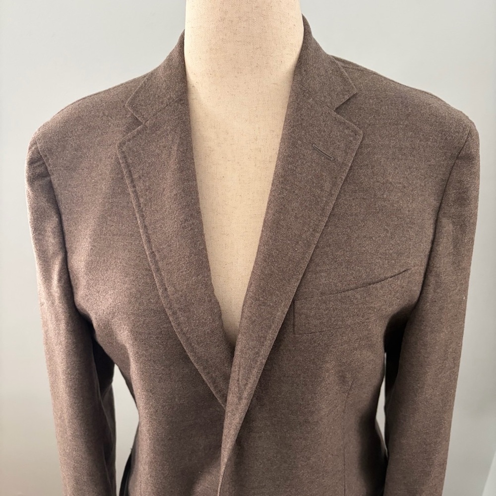 Loro Piana Italian Sweet Felt Wool Single Breaster Blazer - Picture 2 of 12